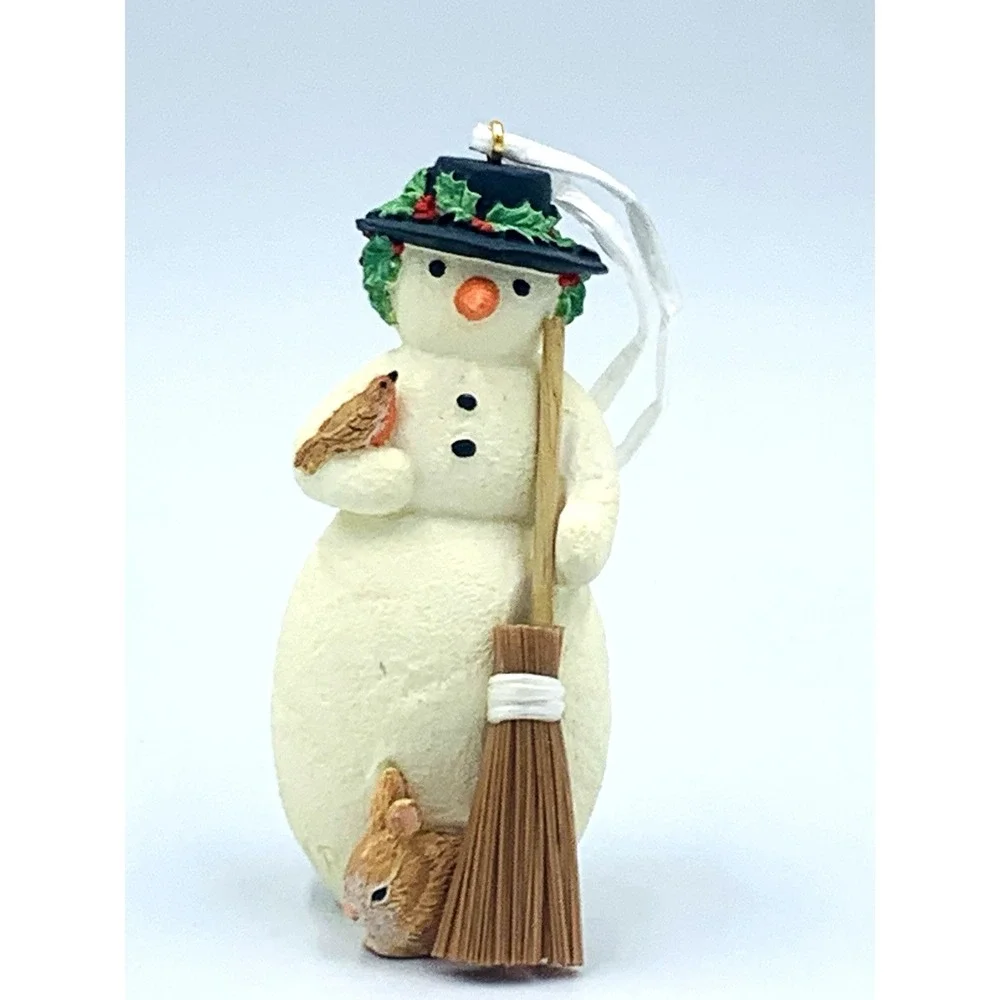 2001 My First Snowman Hallmark Ornament Nature's Sketchbook By M.‎ Bastin MIB